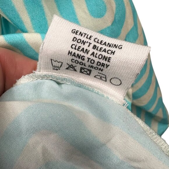 NWT Sundress Turquoise Blue Balloon Sleeve Seychhelles Cropped Top Fits XS - L - Picture 8 of 10